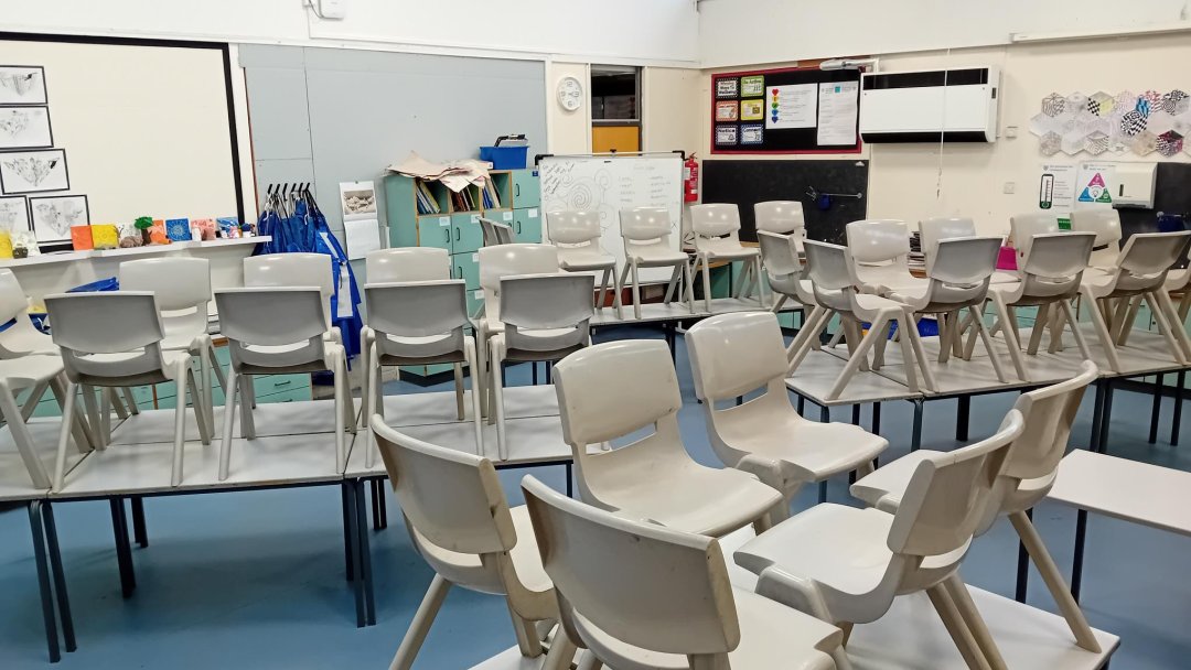 Art Classroom at Ovingham Middle School in Prudhoe