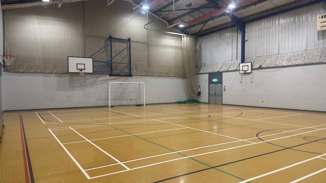 Lower Sports Hall at Shenley Academy in Birmingham