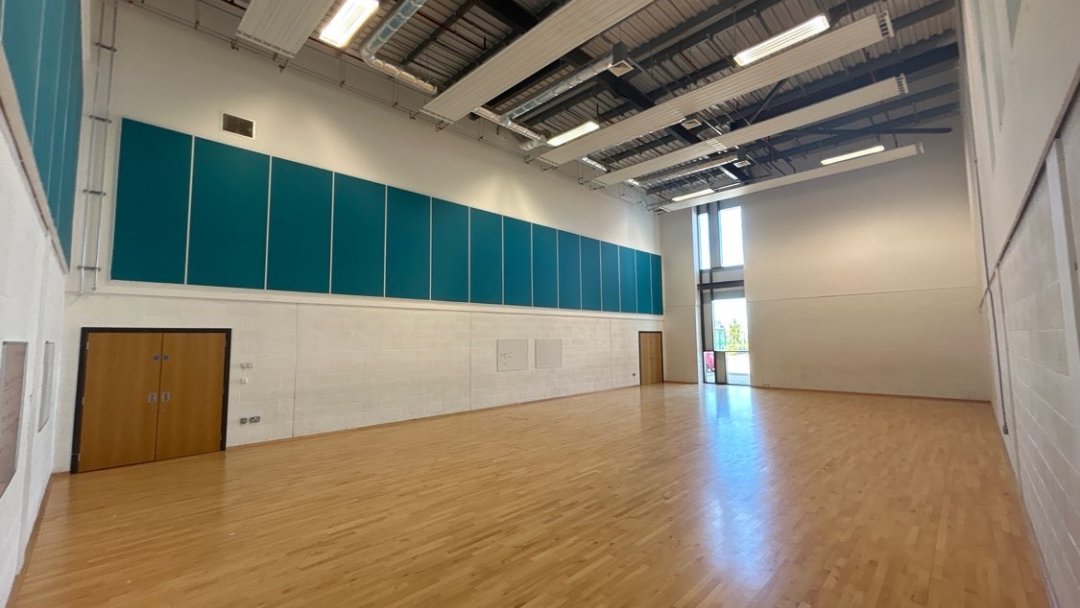 Gymnasium at Hampton Gardens School in Peterborough