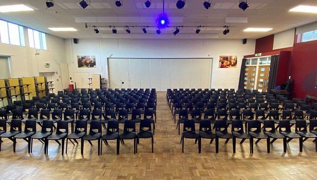 Main Hall at Blenheim High School in Epsom