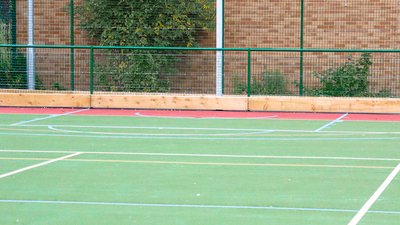 Multi-Use Games Area (MUGA) at Blenheim High School in Epsom