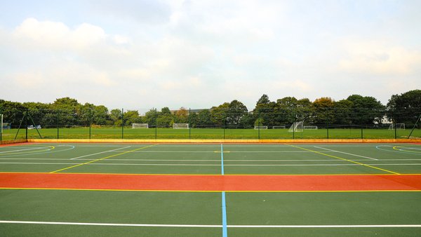 Multi-Use Games Area (MUGA) at Blenheim High School in Epsom