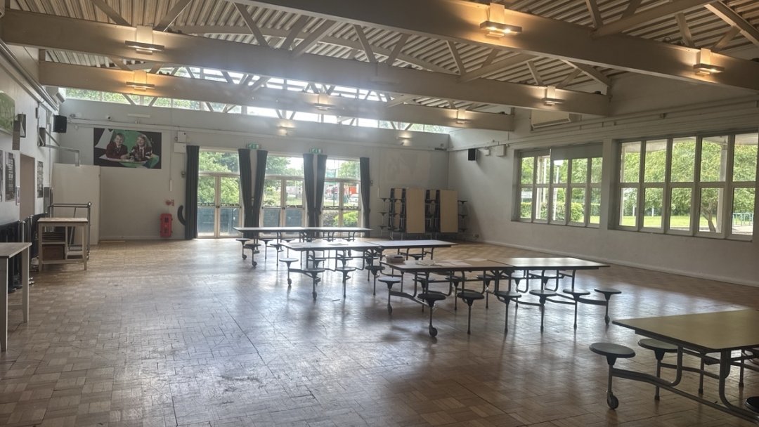 Canteen at Blenheim High School in Epsom