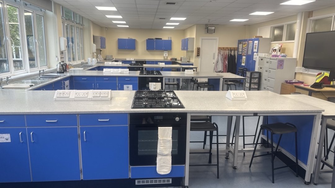 (DO NOT PUBLISH - DUPLICATE) Rhodes Cookery Room at Blenheim High School in Epsom