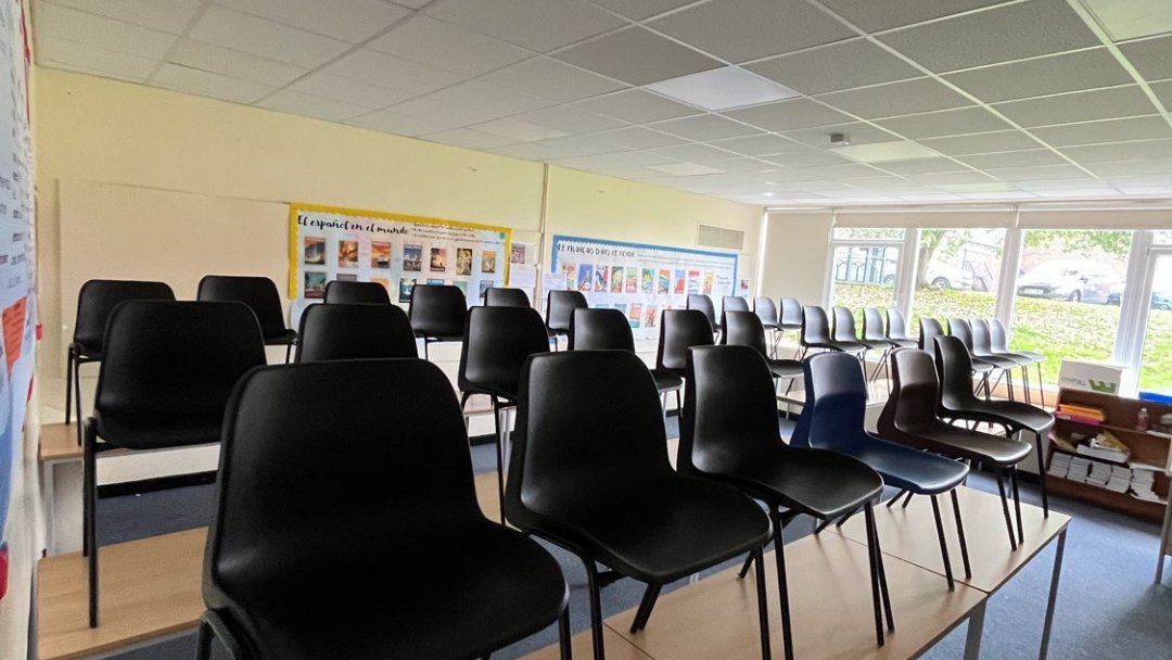 Training room at Marple Hall School in Stockport