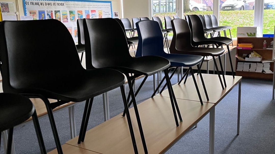 Training room at Marple Hall School in Stockport