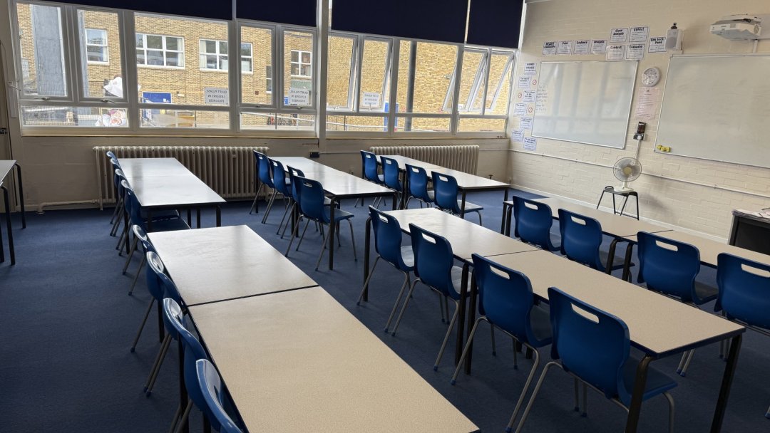 Classroom at Sir Joseph Williamson's Mathematical School in Kent