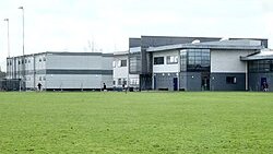 Back Grass Pitch at Wilmslow High School in Cheshire