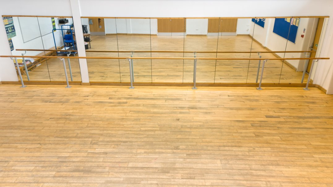 Dance Studio at Wilmslow High School in Cheshire