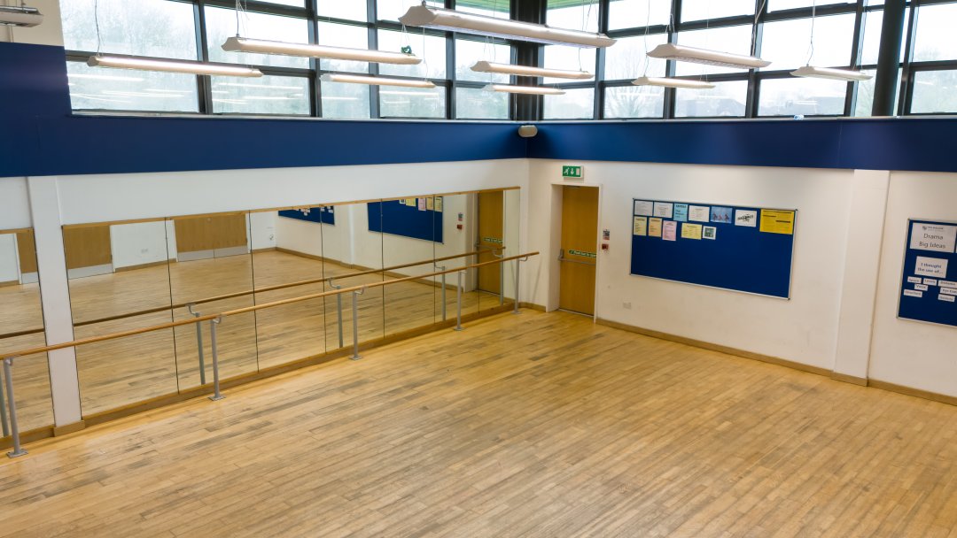 Dance Studio at Wilmslow High School in Cheshire