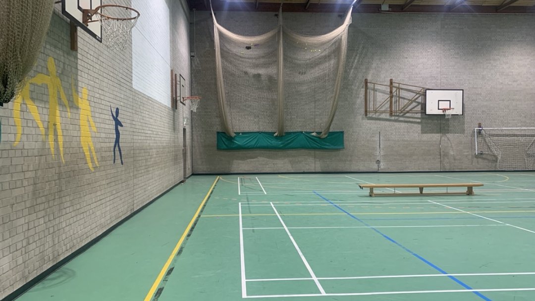 Sports Hall at Unsworth Academy in Bury