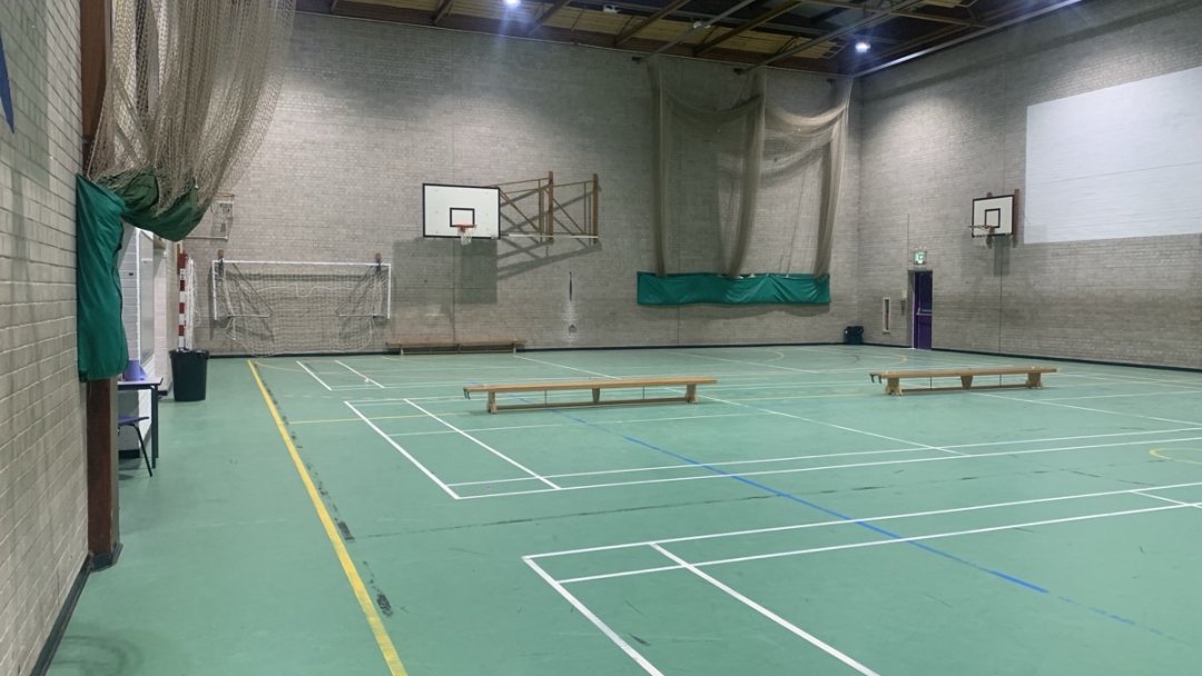 Sports Hall at Unsworth Academy in Bury