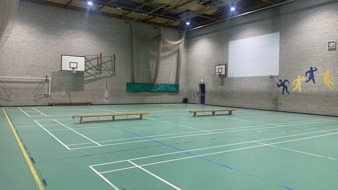 Sports Hall at Unsworth Academy in Bury
