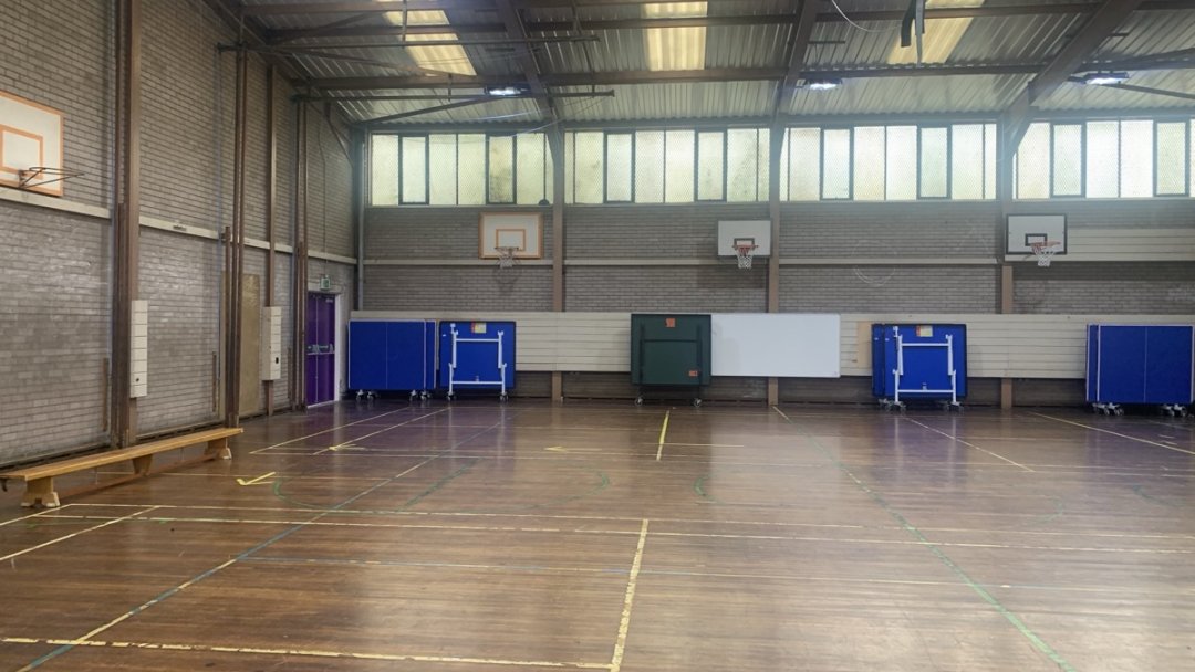 Gymnasium at Unsworth Academy in Bury