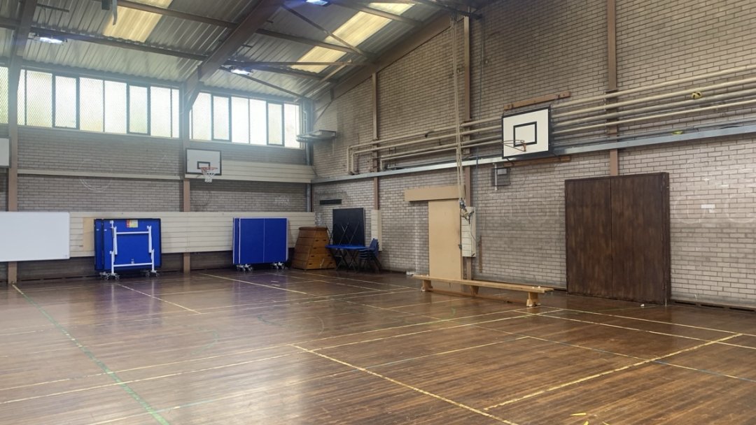 Gymnasium at Unsworth Academy in Bury