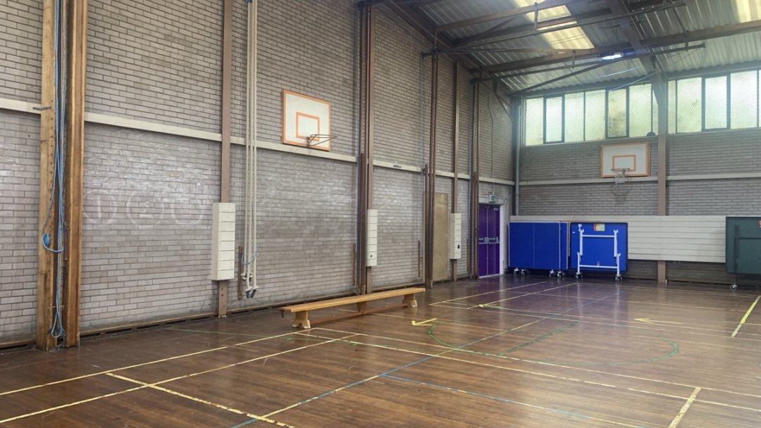 Gymnasium at Unsworth Academy in Bury