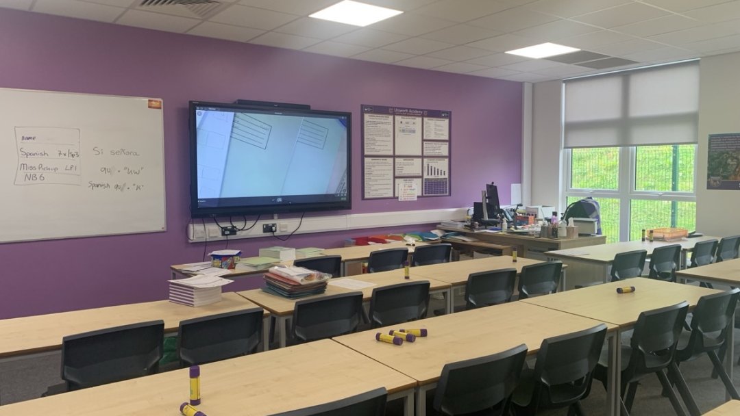 Classrooms at Unsworth Academy in Bury