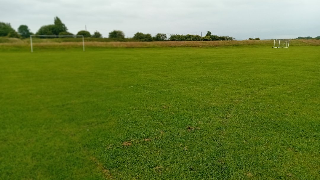 Grass Football Pitch at Unsworth Academy in Bury
