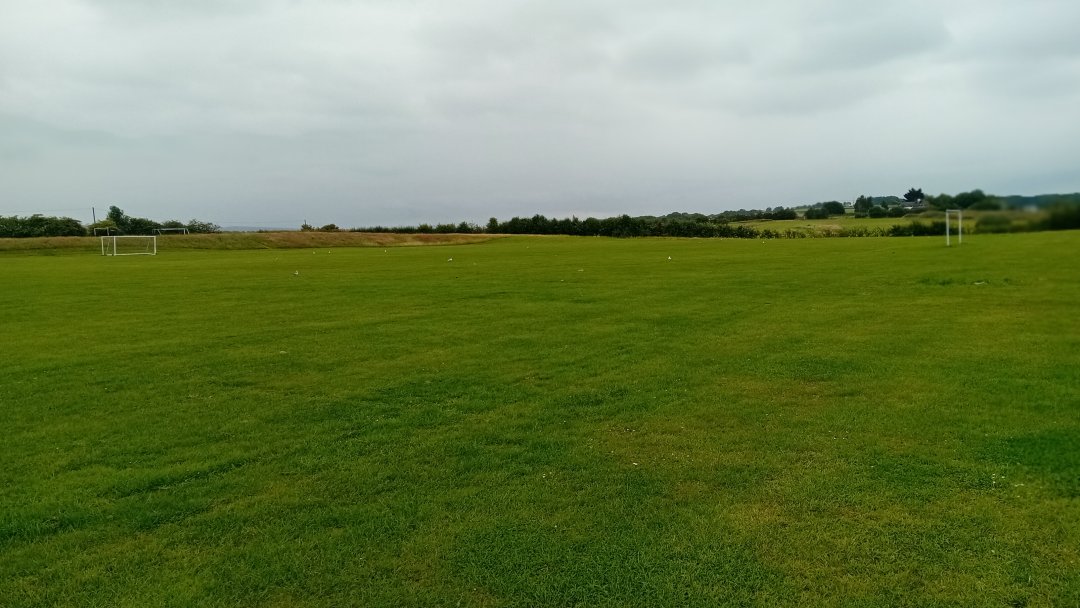 Grass Football Pitch at Unsworth Academy in Bury