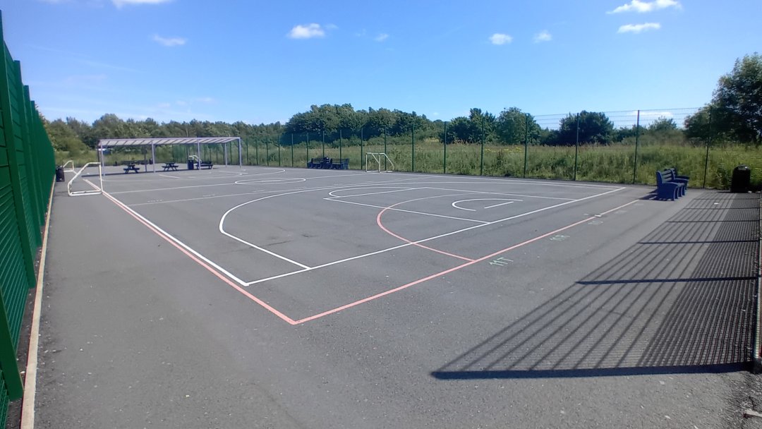 Tarmac MUGA at Unsworth Academy in Bury