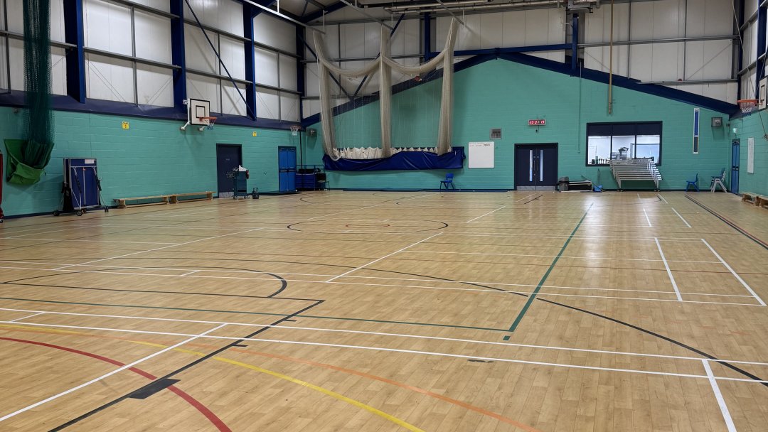 Sports Hall at Manchester Enterprise Academy Wythenshawe (MEA) in Manchester