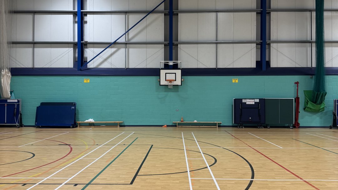 Sports Hall at Manchester Enterprise Academy Wythenshawe (MEA) in Manchester
