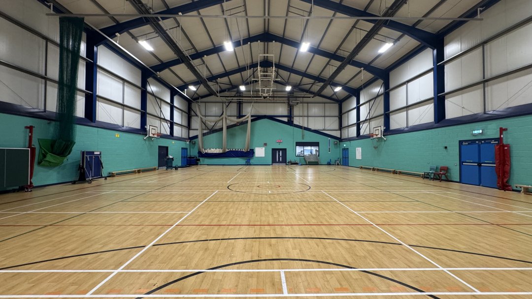 Sports Hall at Manchester Enterprise Academy Wythenshawe (MEA) in Manchester