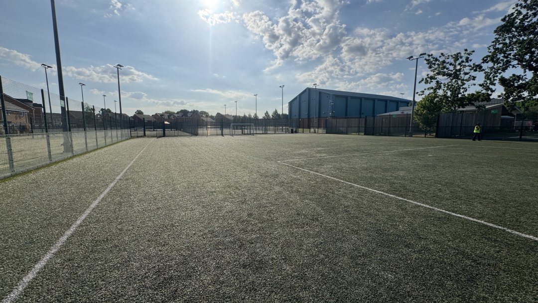 Pitch 1 (7v7) at Manchester Enterprise Academy Wythenshawe (MEA) in Manchester