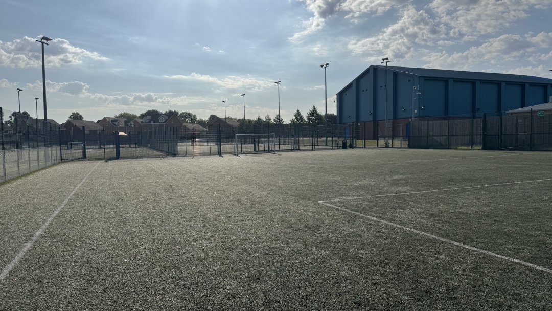 Pitch 1 (7v7) at Manchester Enterprise Academy Wythenshawe (MEA) in Manchester