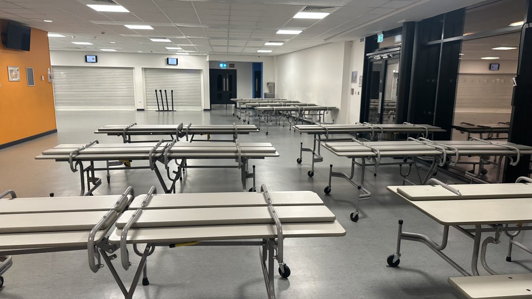 Canteen at Manchester Enterprise Academy Central (MEA) in Manchester