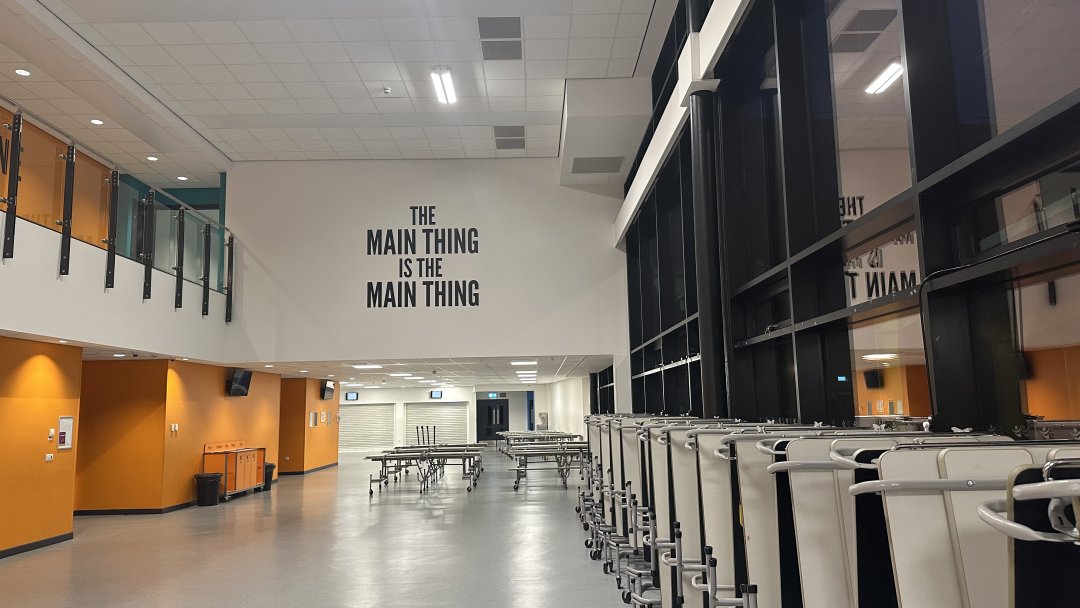 Canteen at Manchester Enterprise Academy Central (MEA) in Manchester