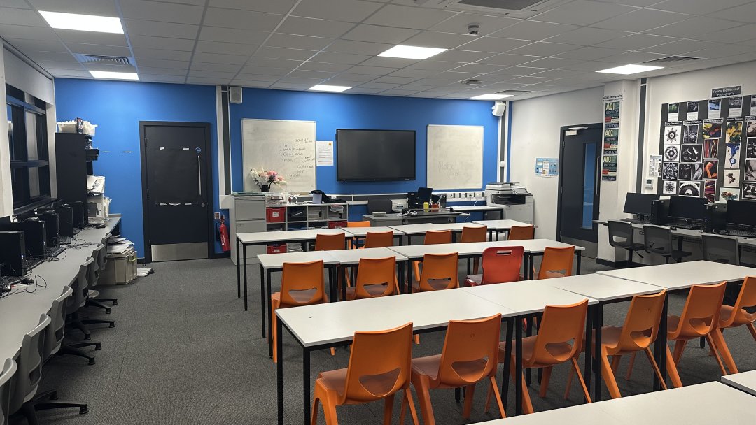 Classrooms at Manchester Enterprise Academy Central (MEA) in Manchester