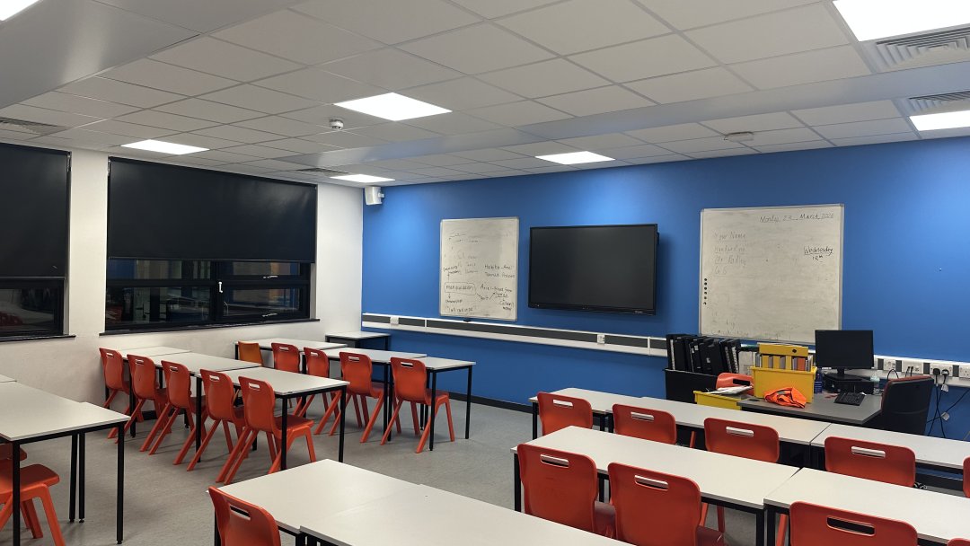 Classrooms at Manchester Enterprise Academy Central (MEA) in Manchester