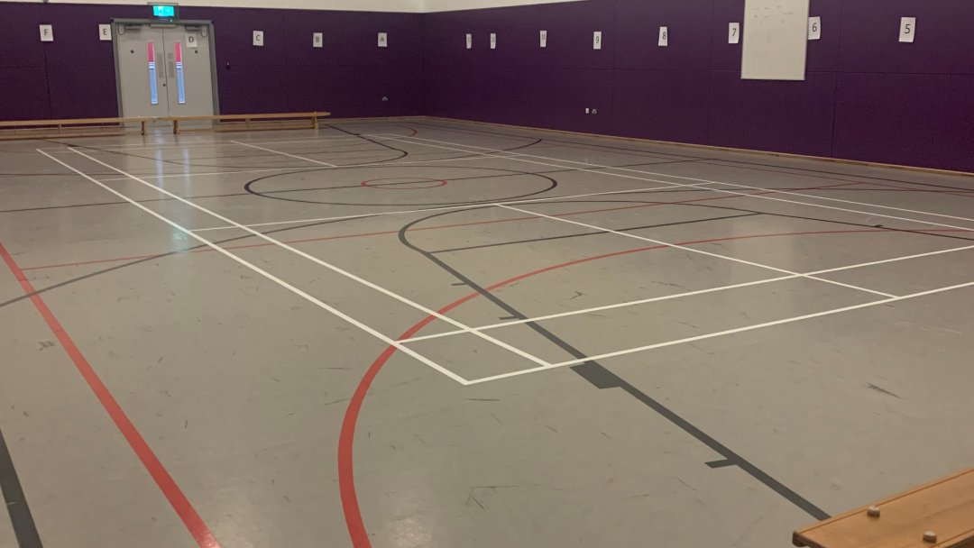 Gymnasium at Tong Leadership Academy in Bradford