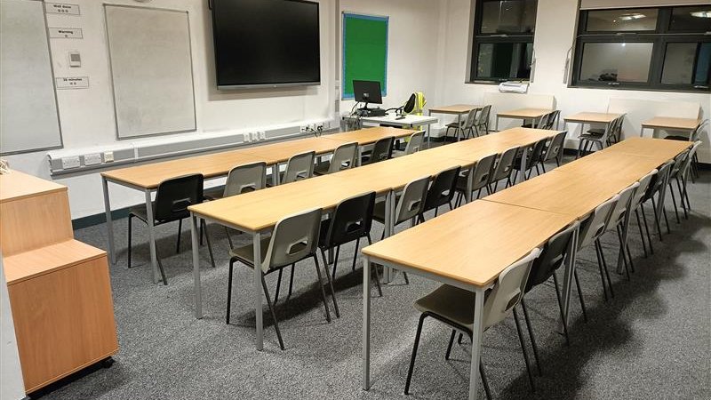Classroom 140 at Harborne Academy in Birmingham