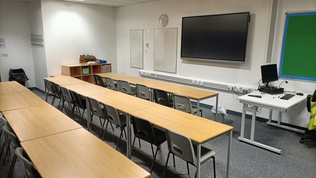 Classroom 140 at Harborne Academy in Birmingham