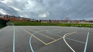 MUGA at Eden Boys' Leadership Academy in Birmingham