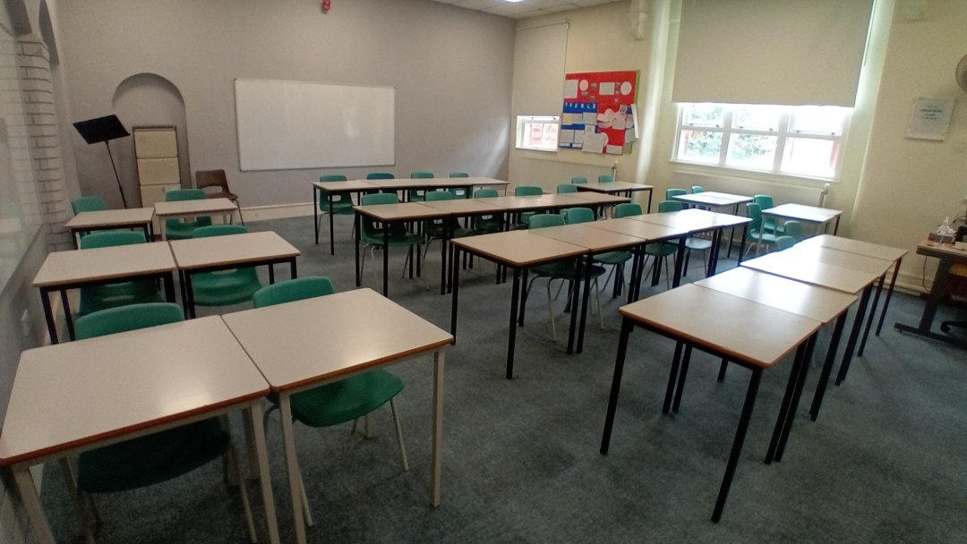 Classroom at Withington Girls School in Manchester