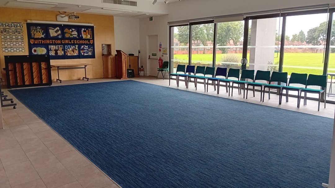 Main Hall at Withington Girls School in Manchester
