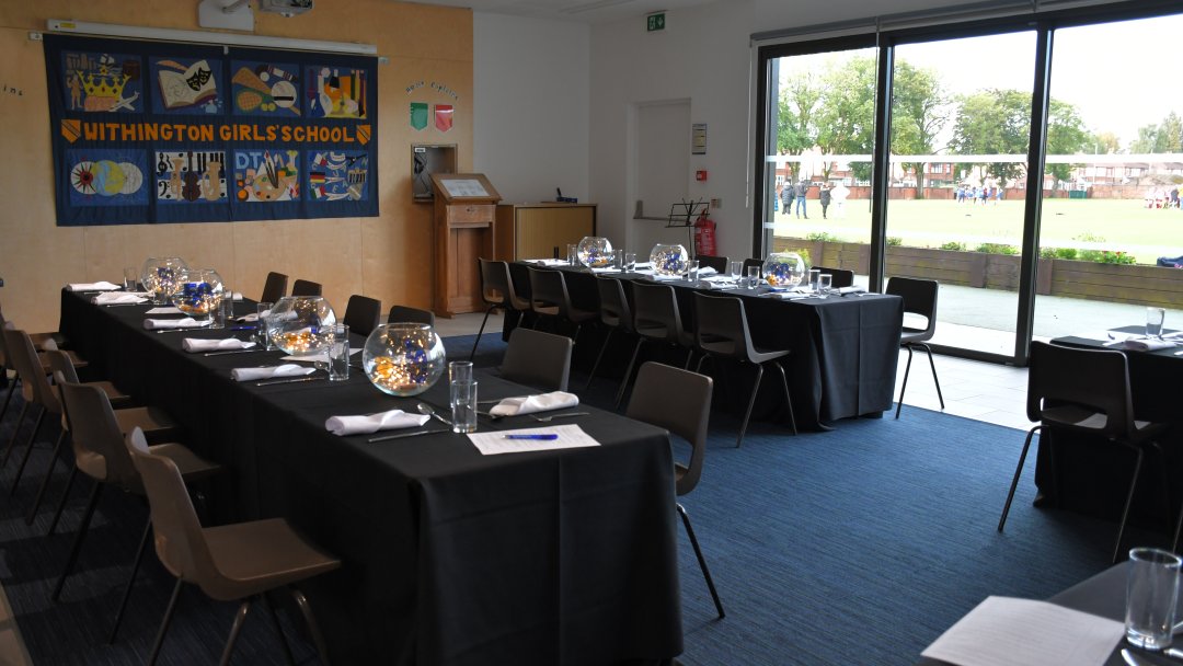 Main Hall at Withington Girls School in Manchester