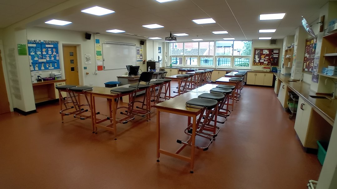 Science Classrooms at Withington Girls School in Manchester