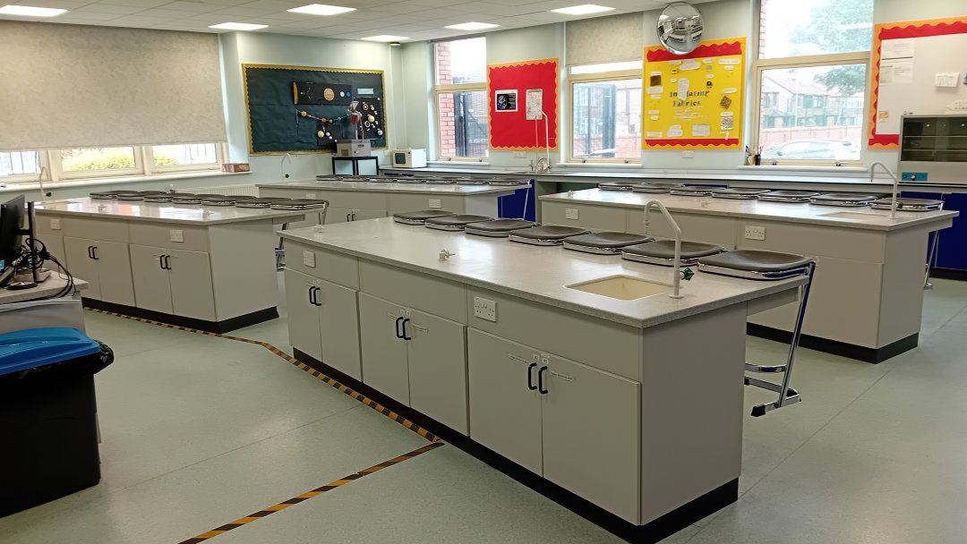 Science Classrooms at Withington Girls School in Manchester