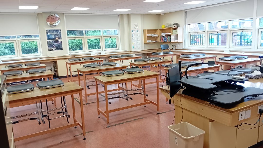 Science Classrooms at Withington Girls School in Manchester