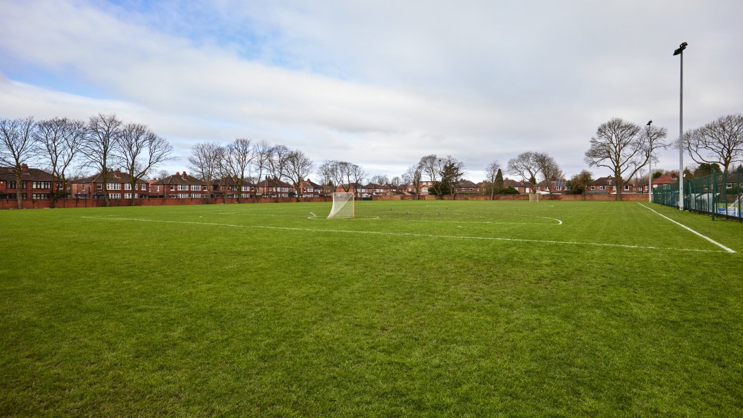 Grass Pitches at Withington Girls School in Manchester