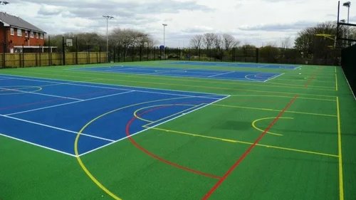MUGA at Rossall School in Blackpool