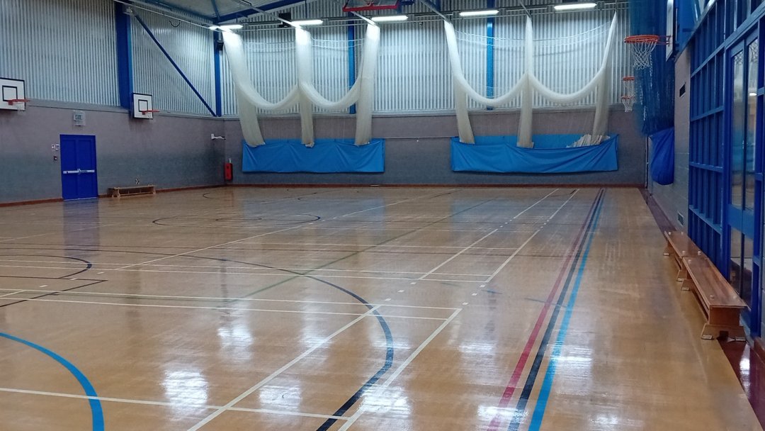 Sports Hall at West Hill School in Stalybridge