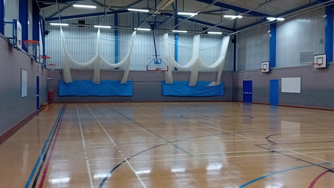 Sports Hall at West Hill School in Stalybridge
