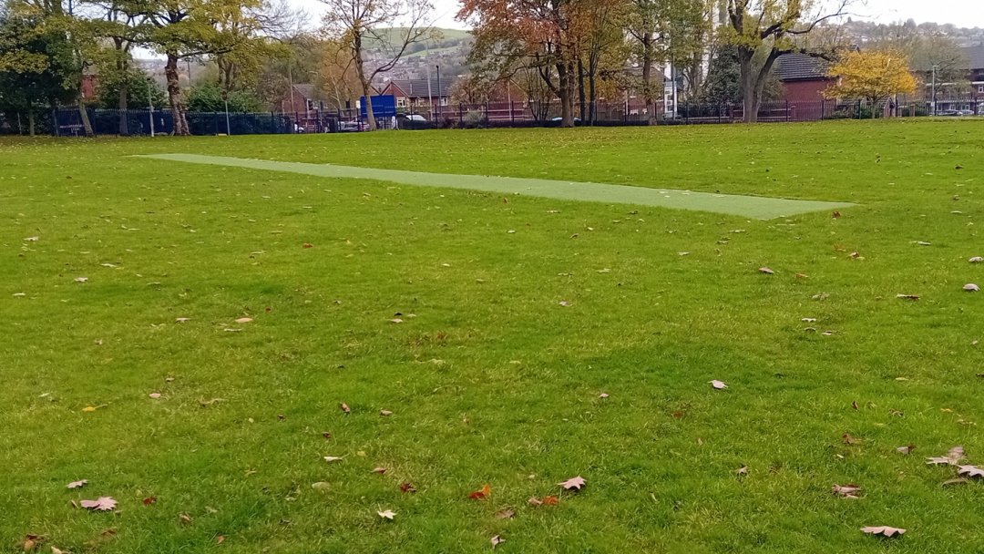 Cricket Pitch at West Hill School in Stalybridge