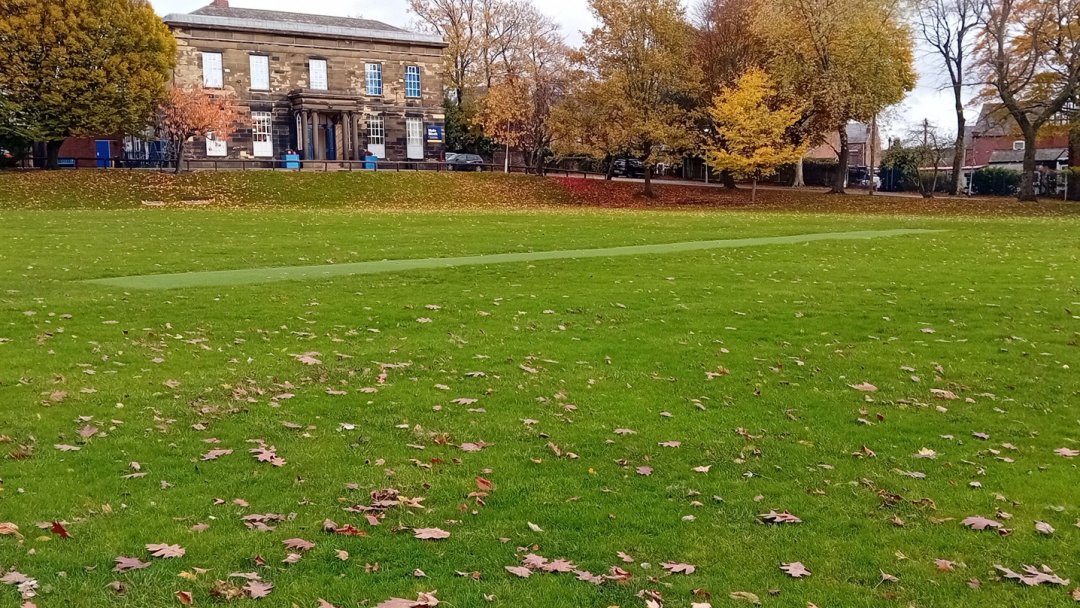 Cricket Pitch at West Hill School in Stalybridge