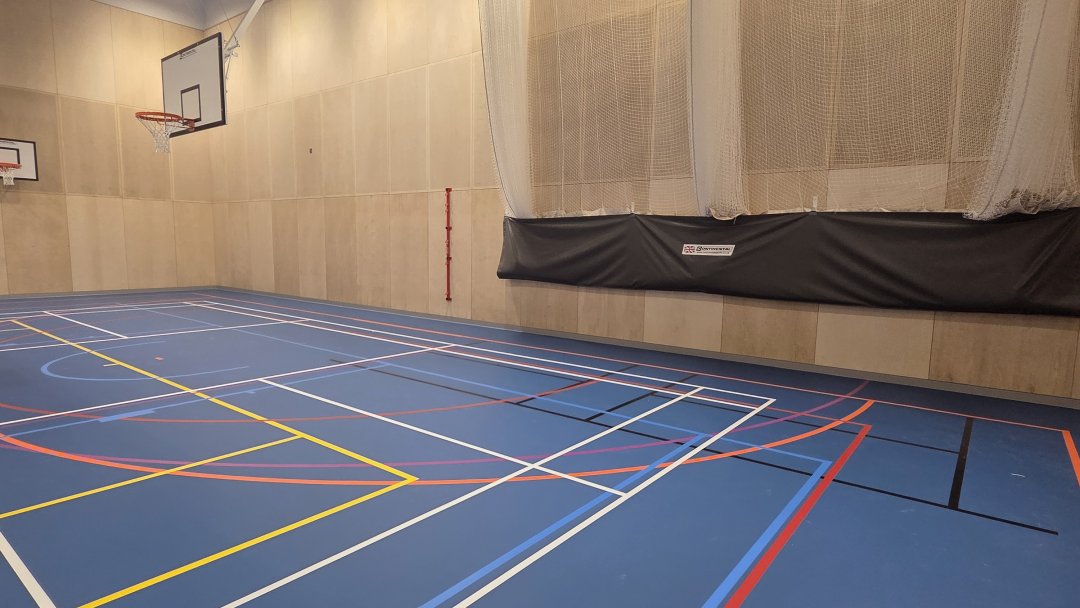 Sports Hall at King Edward VI School in Morpeth
